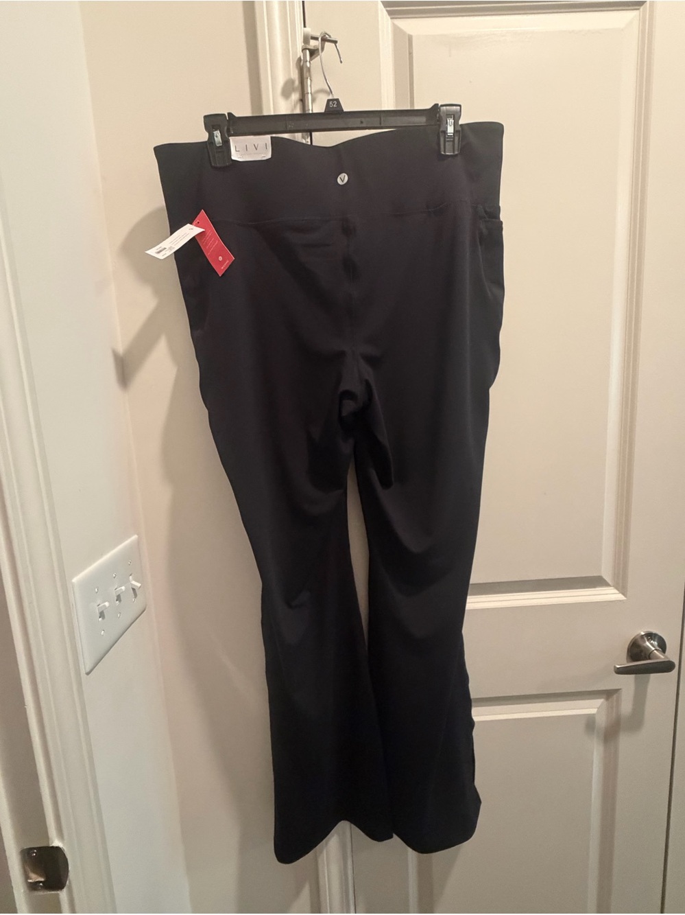 NWT 22/24 Livi Black Flare Wicking Leggings